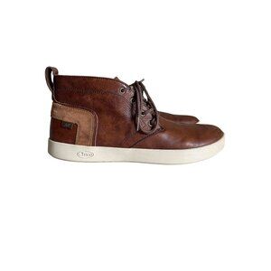 Chaco Men's Davis Mid Leather Boot Lace Up Round Toe US 10
